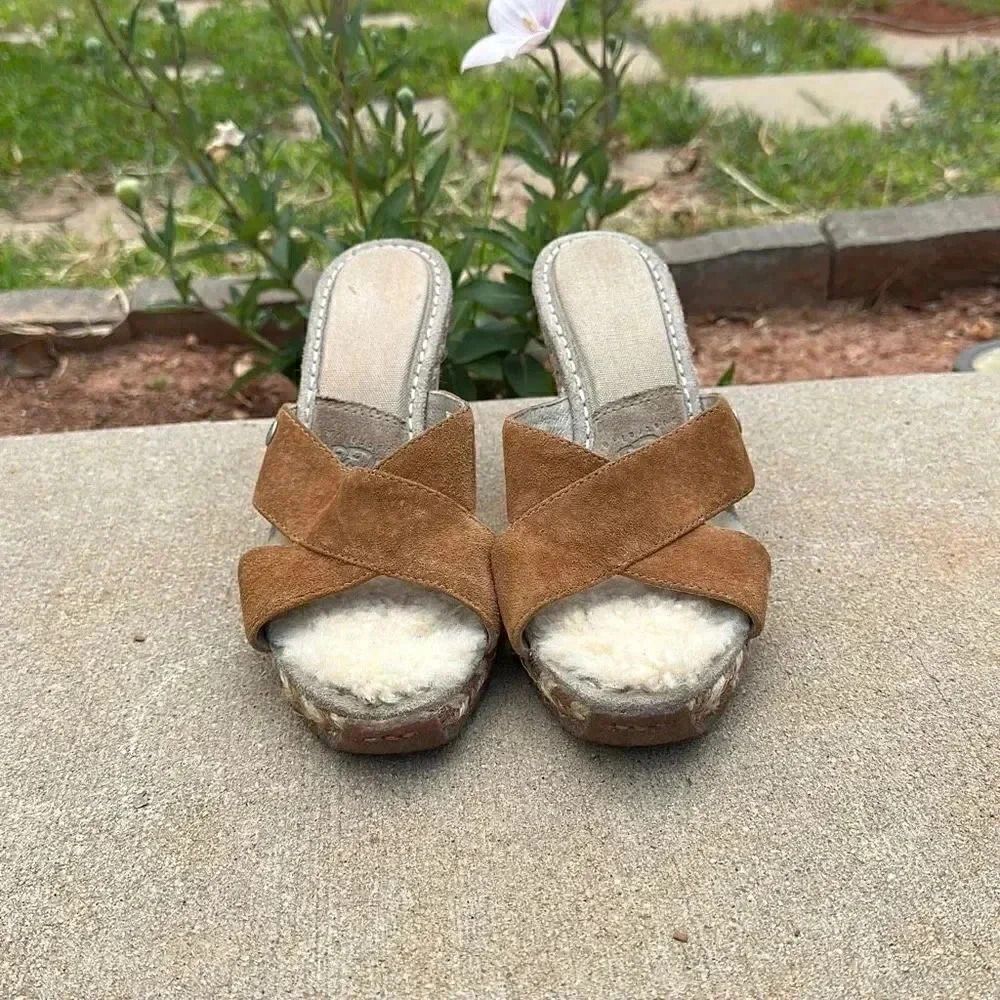 UGG Margott 1689 Suede Wedge Espadrilles - Picture 2 of 13